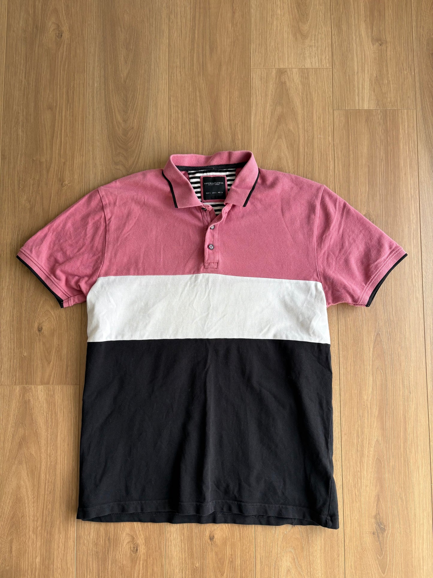 Polo - Denim & Flower - Small