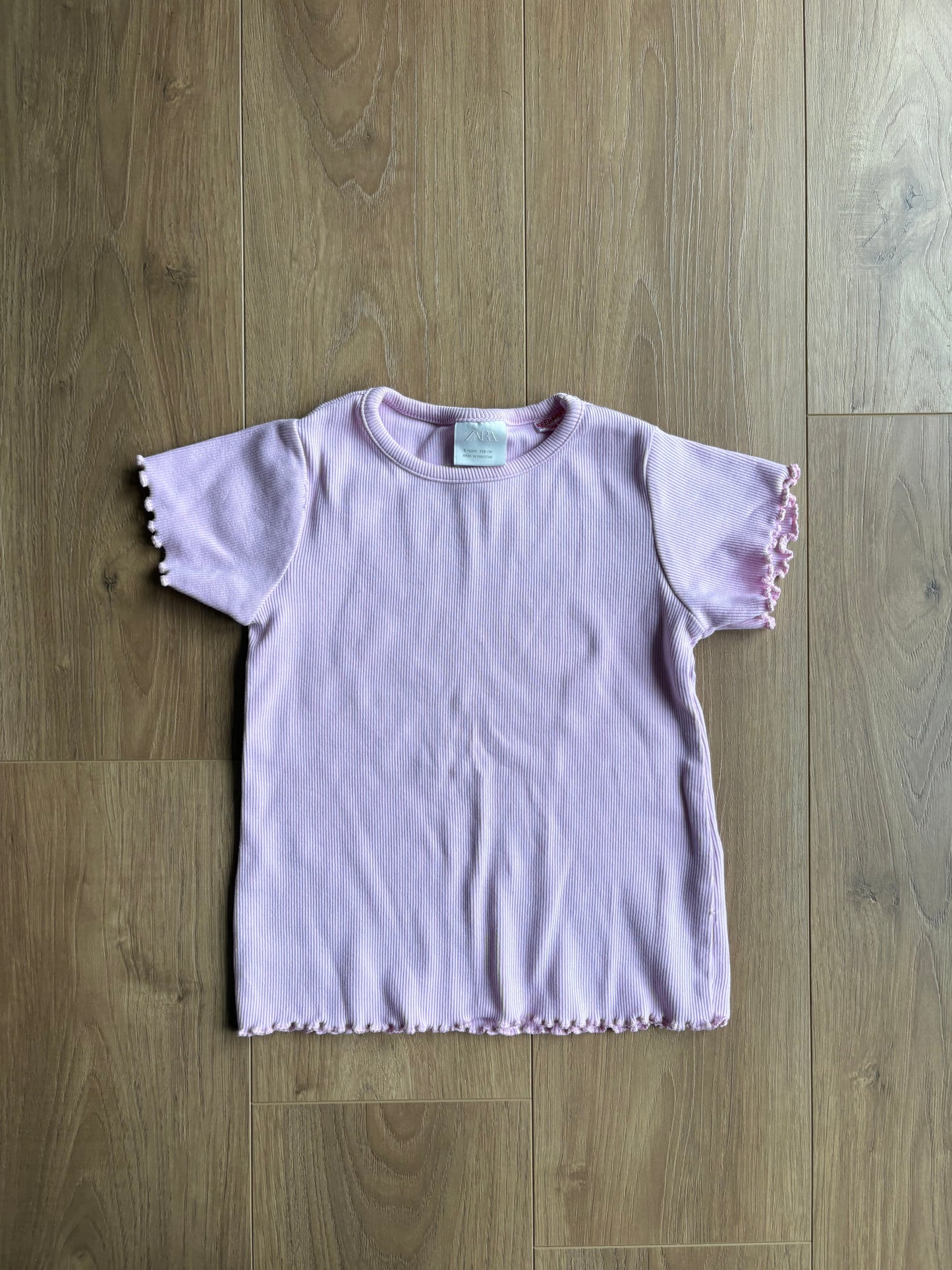 T-Shirt côtelé - Zara - 5 ans