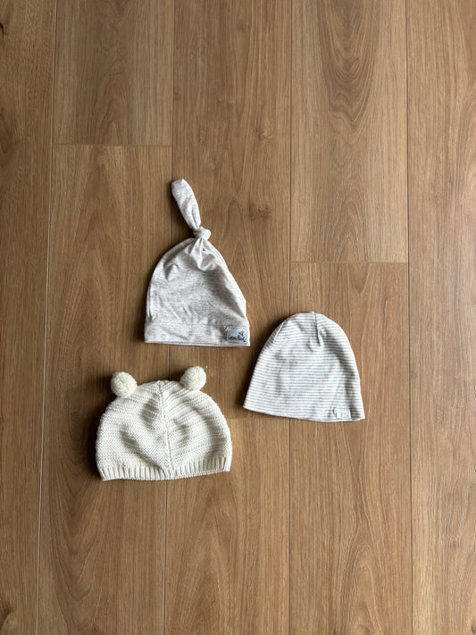 Bonnet - Zara, H&M, copper pearl - 0/3 mois