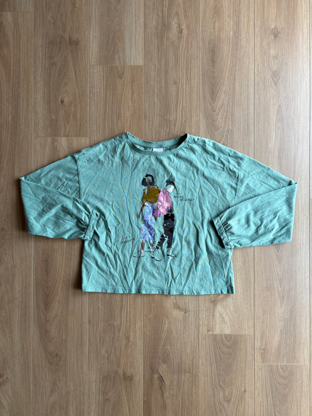 *petite tache* chandail manches longues - Zara - 13/14 ans
