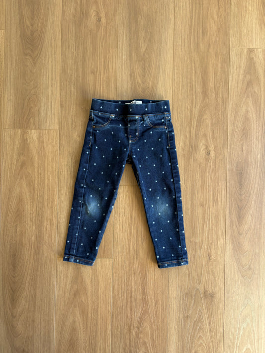 *effet délavé genou* Jeans/legging - George - 3 ans