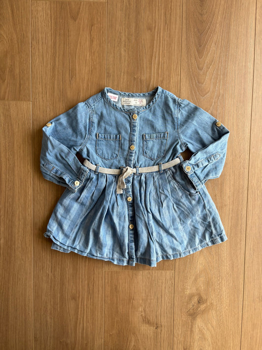 Robe jeans - Zara - 9/12 mois