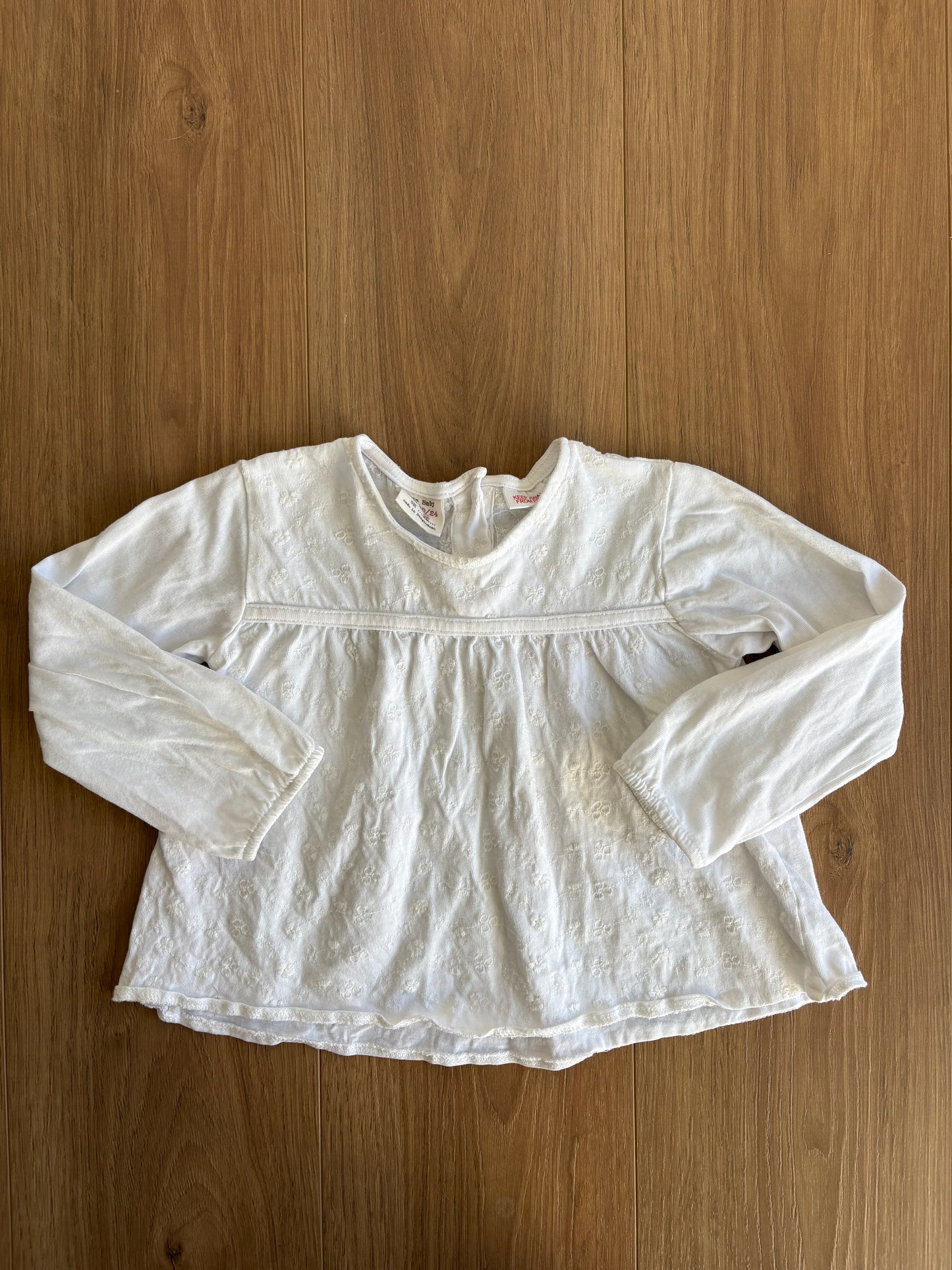 Chandail manches longues -  Zara baby - 18/24 mois
