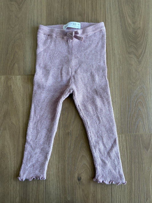 Legging côtelé - Zara - 9/12 mois