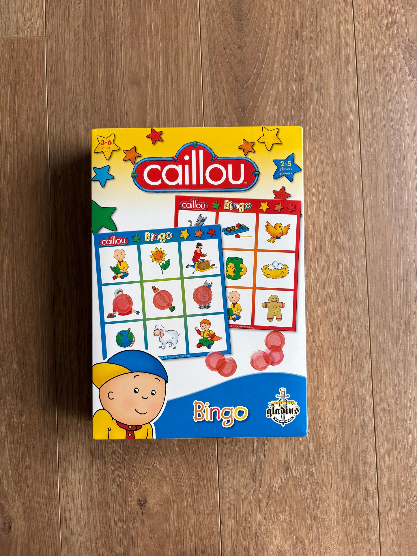 *Complet* Bingo - Caillou , 3/6 ans