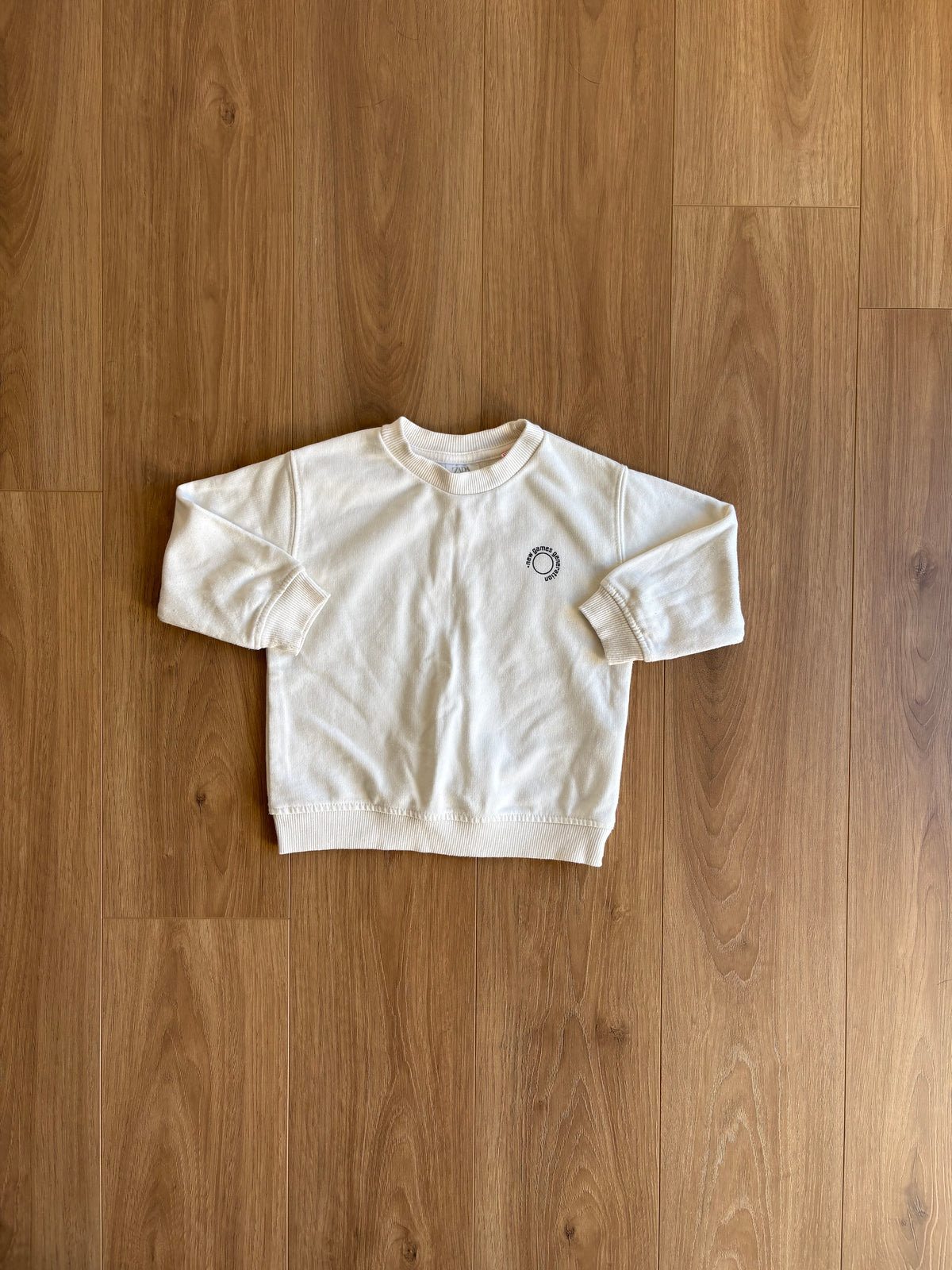 *léger imparfait* Crewneck - Zara - 18/24 mois
