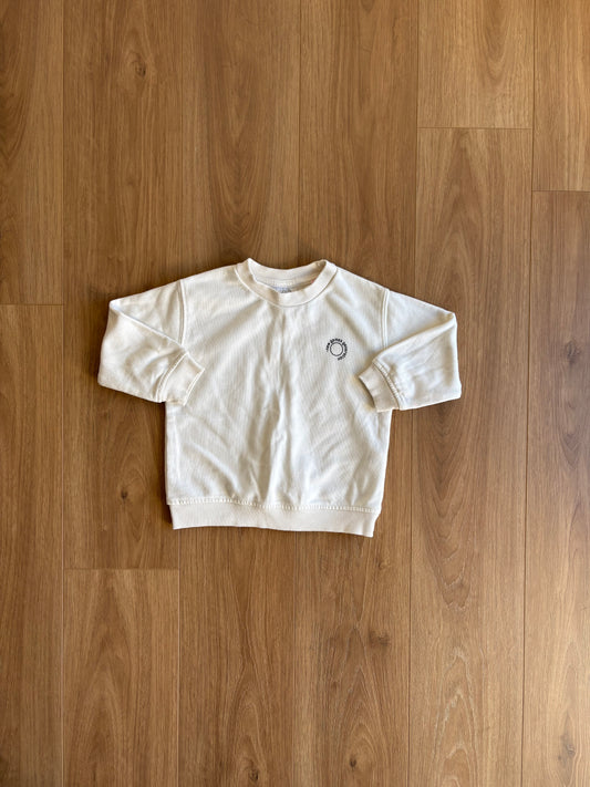 *léger imparfait* Crewneck - Zara - 18/24 mois