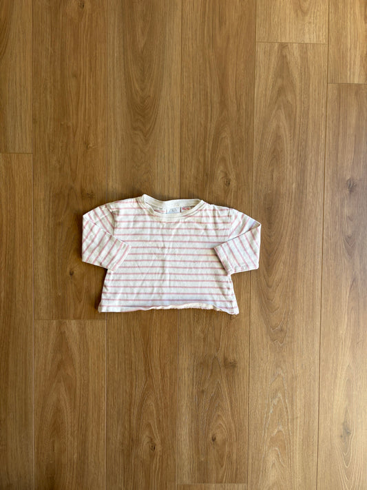 *léger imparfait* Chandail manches longues - Zara - 6/9 mois